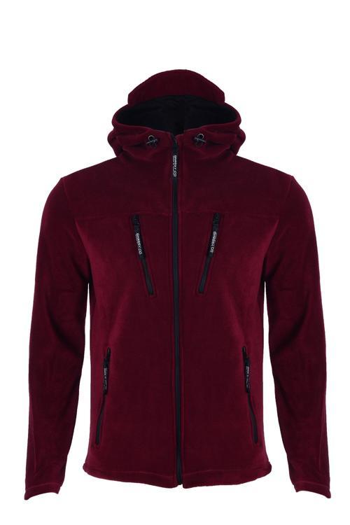Tactical Army Erkek Polar Kapşonlu Ceket