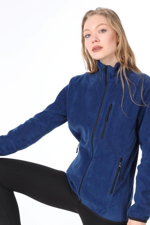 GHASSYCO. KADIN TAM FERMUARLI POLAR CEKET