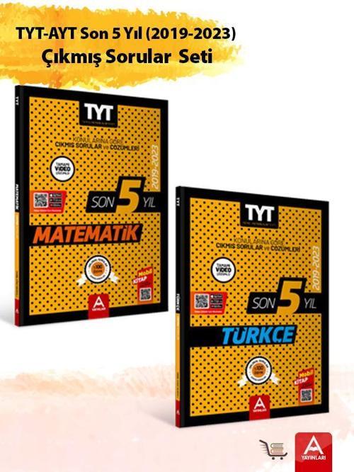 TYT Türkçe-Matematik Son 5 Yıl Çıkmış Sorular Seti Ders-Ders ve Konu-Konu Sırlanmış 2019-2023