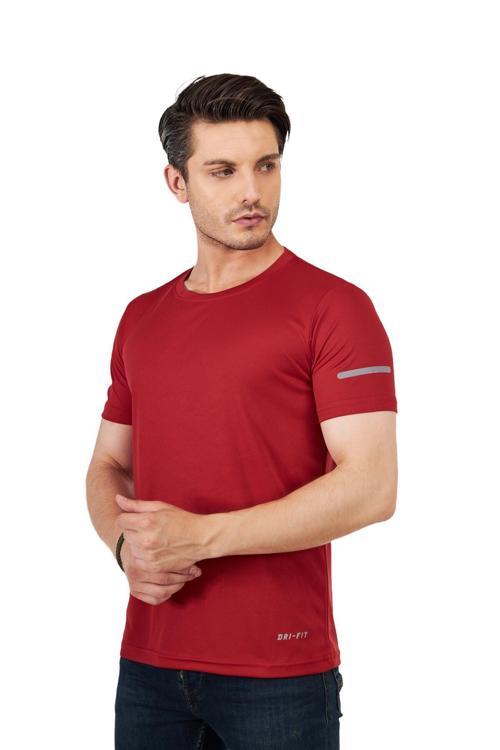 Erkek Nem Emici Hızlı Kuruma Atletik Teknik Performans T-shirt