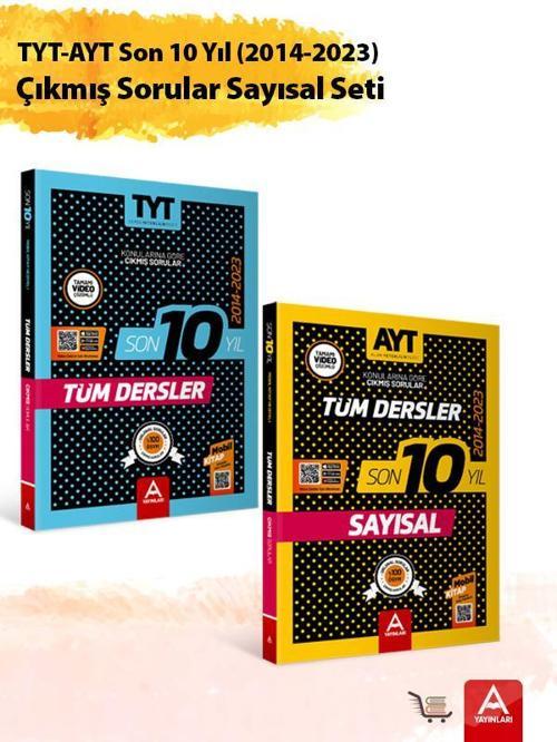 TYT-AYT Son 10 Yıl Sayısal Çıkmış Sorular Seti Ders-Ders ve Konu-Konu Sırlanmış 2014-2023