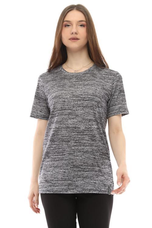 Kadın Nem Emici Aktif Gym Fitness Koşu Performans Outdoor Spor Tshirt