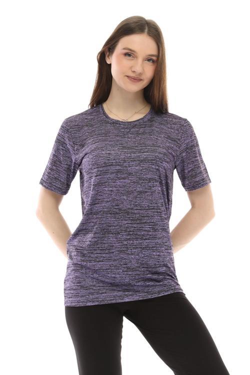 Kadın Nem Emici Aktif Gym Fitness Koşu Performans Outdoor Spor Tshirt