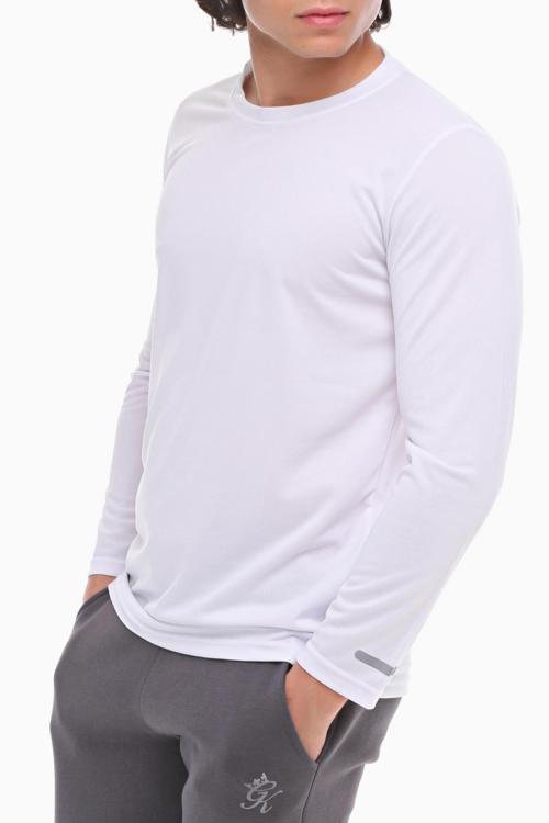 Erkek Nem Emici Performans Uzun Kollu Egzersiz Tshirt