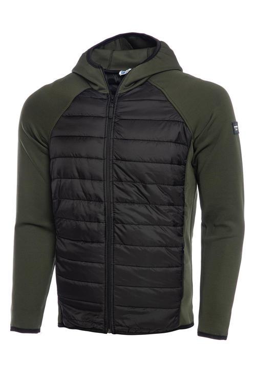 Erkek Rüzgara Dayanıklı Kapüşonlu Hafif Şişme Spor Ceket