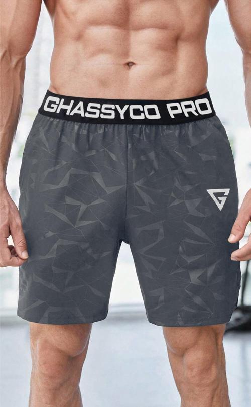 Erkek Runnig Pro Elastik Bel Nefes Alabilen Koşu Fitness Spor Şortu