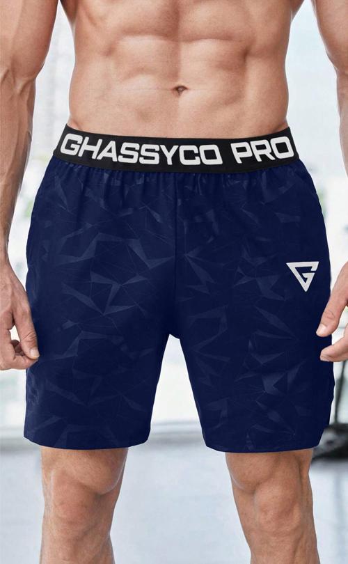 Erkek Runnig Pro Elastik Bel Nefes Alabilen Koşu Fitness Spor Şortu
