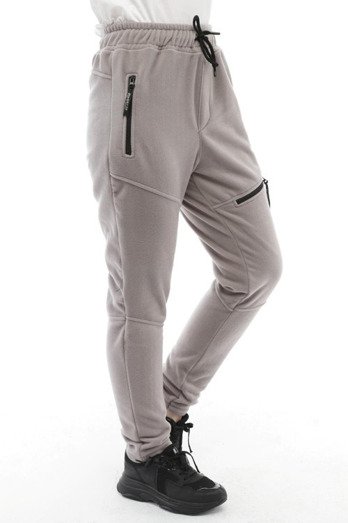 Ghassy Co Kadın Taktik Cepli Ayarlanabilir Paçalı Outdoor Polar Pantolon