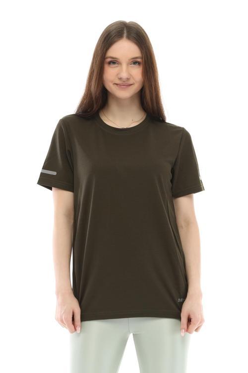 Kadın Nem Emici Hızlı Kuruma Atletik Teknik Performans Spor T-shirt