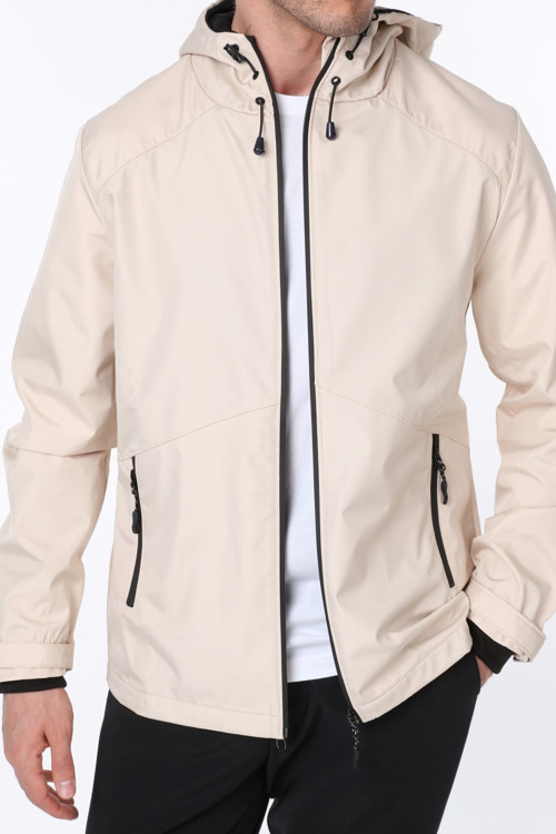 Erkek Rüzgarlık/Yağmurluk Outdoor Omuz Detaylı Mevsimlik Füme Spor Ceket
