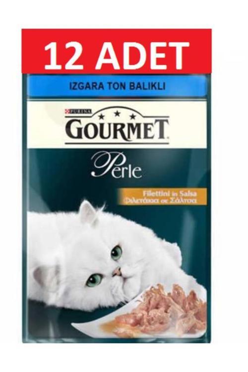 Perle Izgara Ton Balıklı Yaş Kedi Maması 85 Gr X 12 Adet Pouch