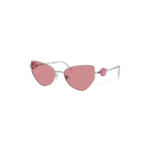 5679531 Swarovski Gözlük Güneş gözlükleri, Kedi gözü şekli,SK7003EL, Pembe