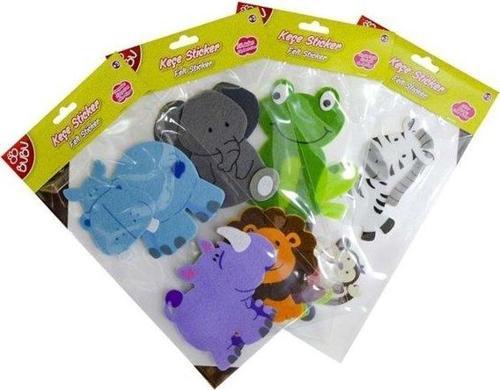 Büyük Keçe Sticker Hayvanlar Bubu-Sts011