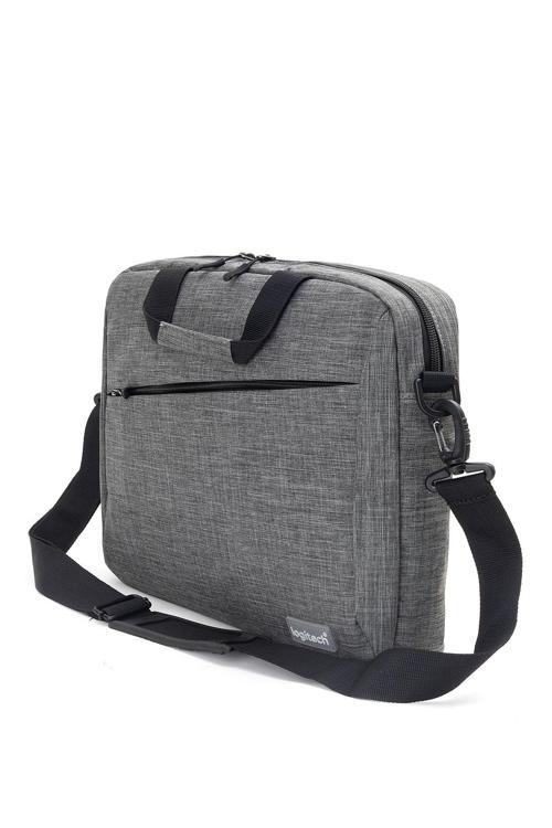 Orijinal 15.6" İnç Gri Kumaş Notebook Valiz Askılı İş Ve Günlük Laptop Bilgisayar Evrak Çantası
