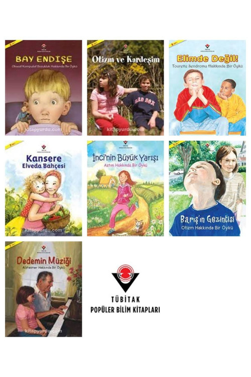 Tübitak Yayınları Tübitak Farkındalık Serisi 7 + Yaş 7 Kitap Set