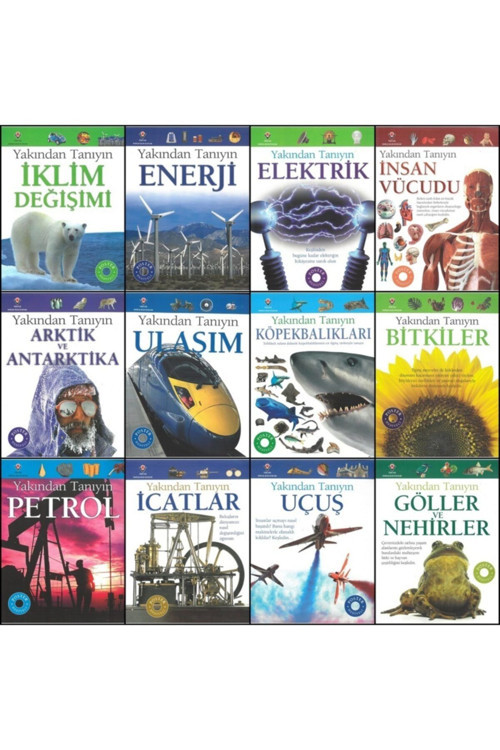 Tübitak Yayınları Tübitak Popüler Bilim Yakından Tanıyın 12 Kitap Set 14+Yaş