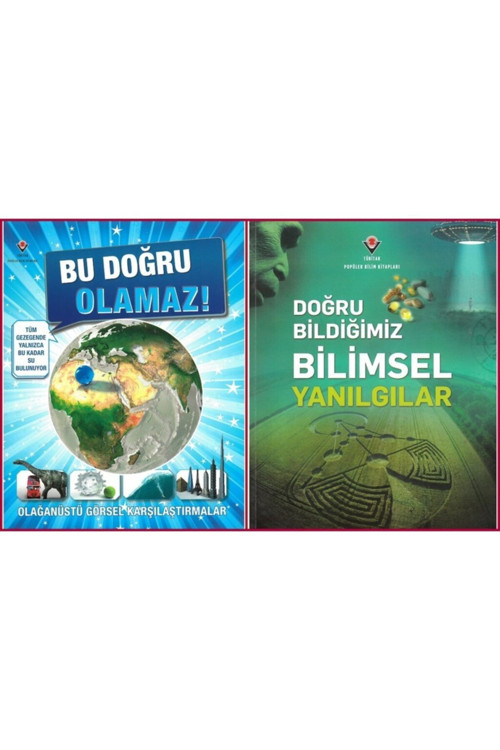 Tübitak Yayınları Doğru Bildiğimiz Bilimsel Yanılgılar-Bu Doğru Olamaz! 2 Kitap Set