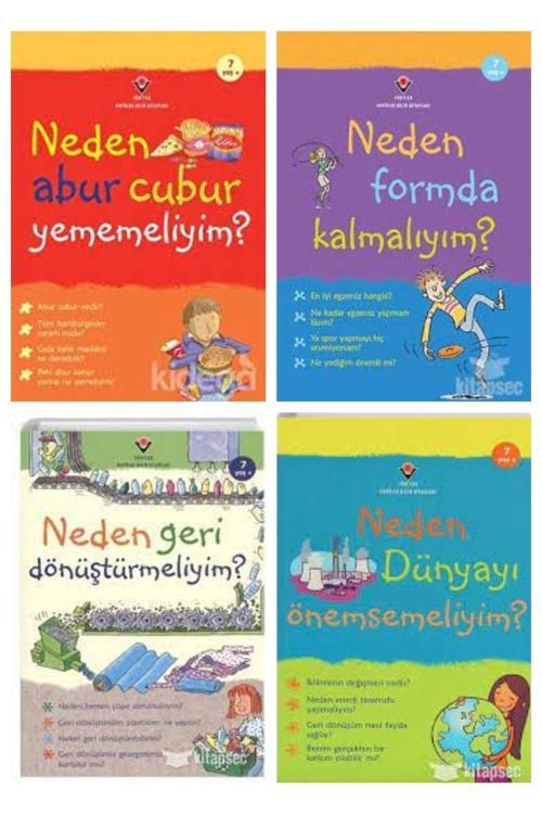 Tübitak Yayınları Neden Serisi 4 Kitap 10+ Yaş