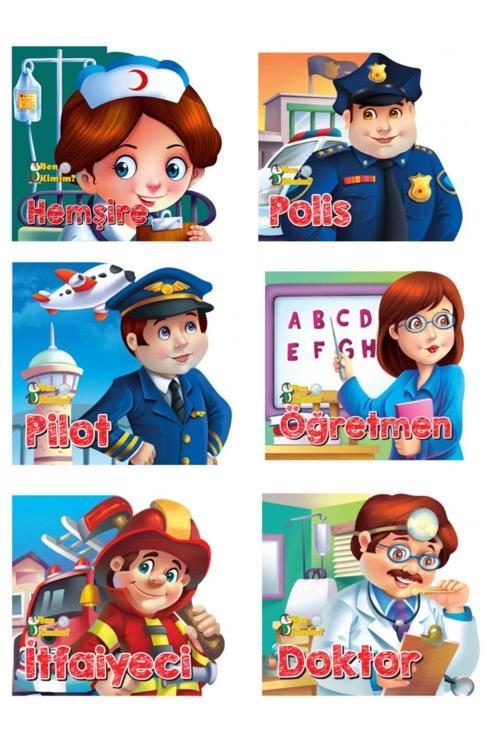 Yağmur Çocuk Ben Kimim Meslekler Serisi - 2 + Yaş (6 Kitap)