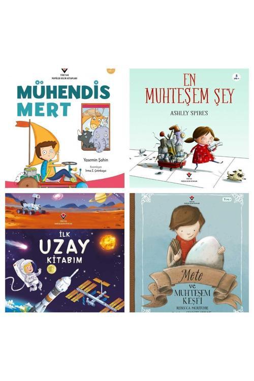 Tübitak Yayınları Okul Öncesi Hikaye Kitap Seti + 4 Yaş 4 Kitap