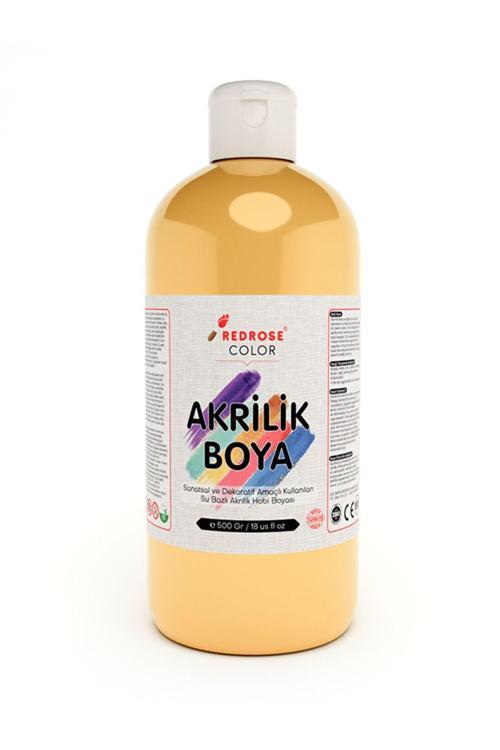 Hardal Akrilik Boya 500 Gr Sanatsal, Dekoratif, Hobi Amaçlı, Canlı Renkler