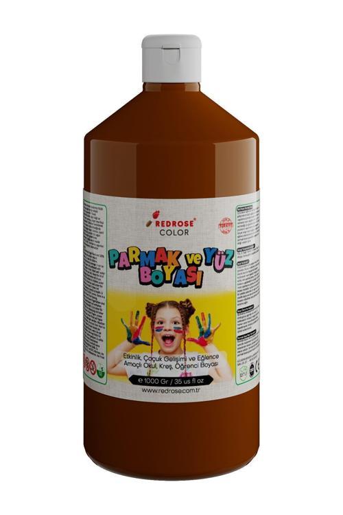 Kahverengi Parmak Boyası 1000Gr, Yıkanabilir, Toksik İçermez, Çocuk Okul Kreş İçin