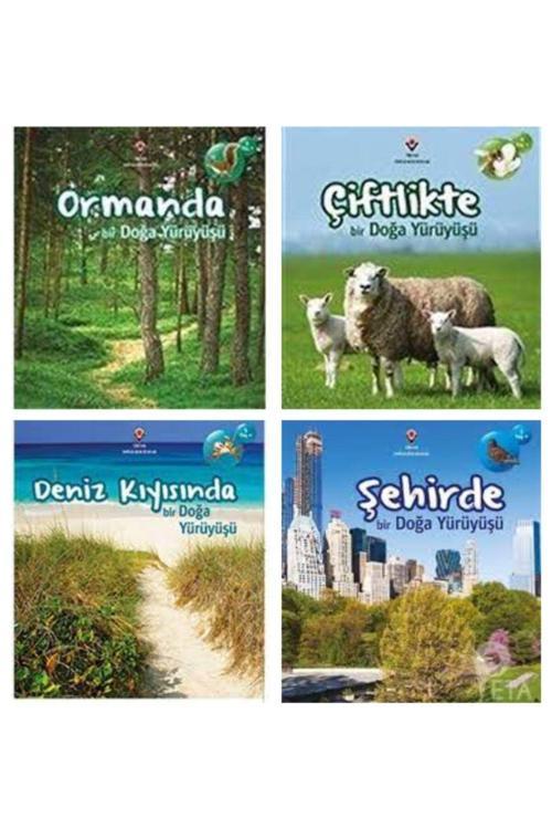Tübitak Yayınları Doğa Yürüyüşü Serisi 8+ Yaş 4 Kitap