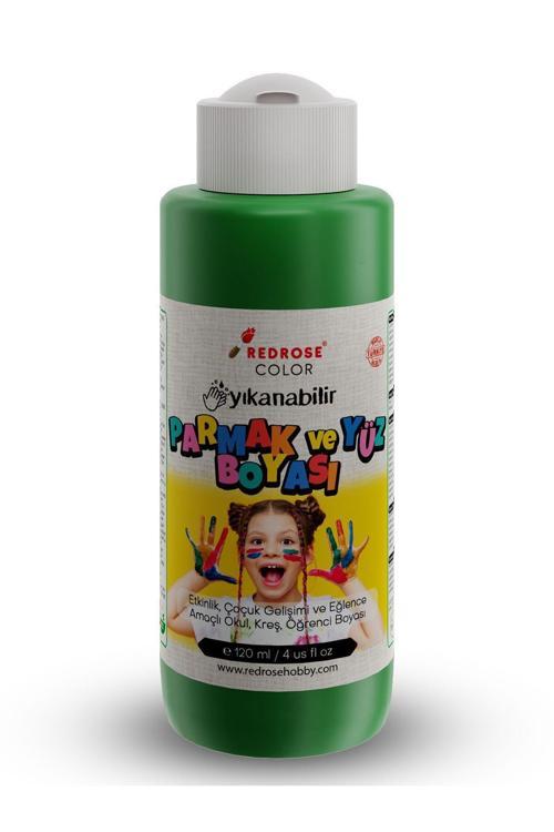 Yeşil Parmak Boyası 120Ml Yıkanabilir, En-71 Sertifikalı, Toksik İçermez, Çocuk Okul Kreş İçin