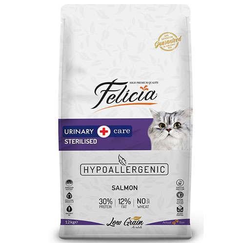 Az Tahıllı 12 kg Sterilised Somonlu Hypoallergenic Kedi Maması