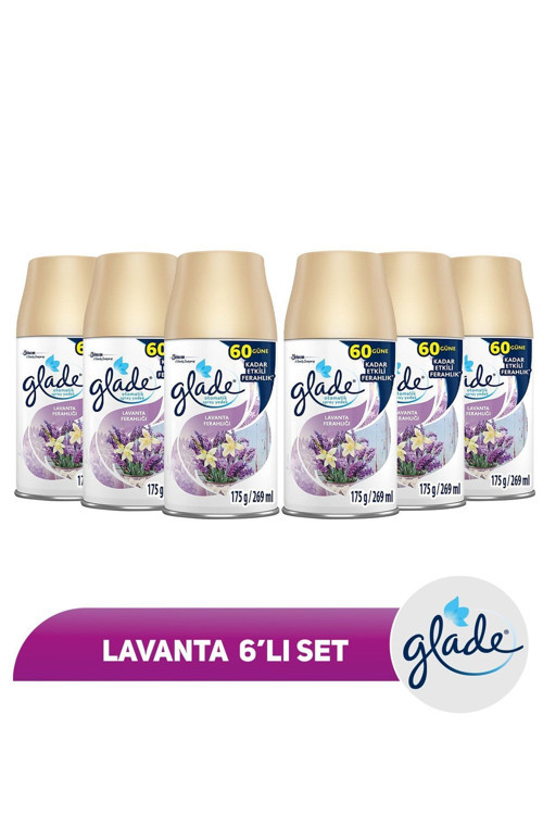 Oda Kokusu Yedek Sprey Lavanta 6'Lı Set