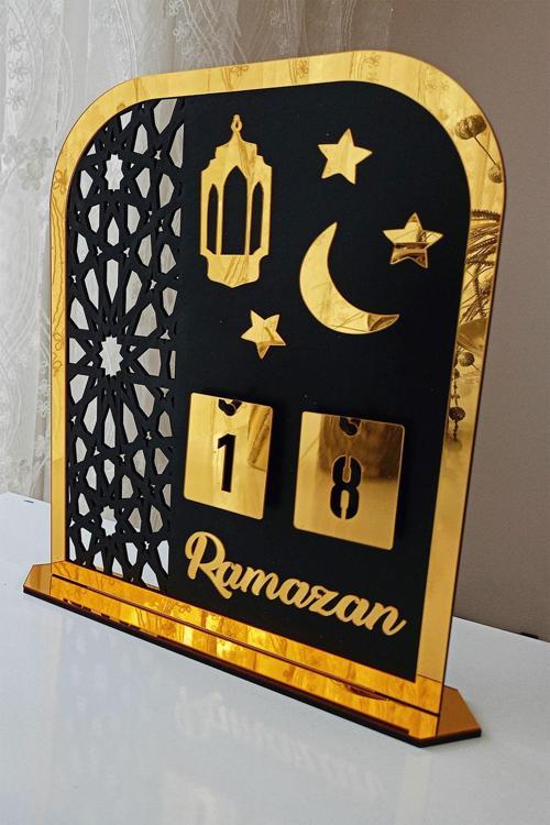 Ramazan Takvimi Geri Sayım Takvimi Hoşgeldin Ramazan Hediyesi Süsleri- 20X25 Cm