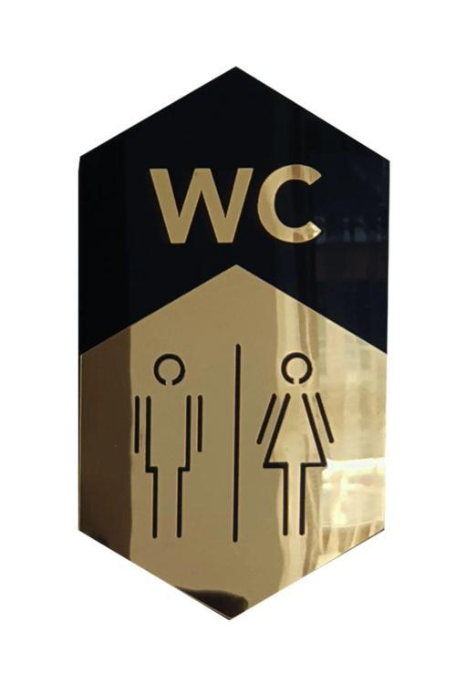 Tuvalet Tabelası – Ahşap – Pleksi - Kadın Ve Erkek Banyo Tabelaları - Restorant – Otel – Kafe - Okul