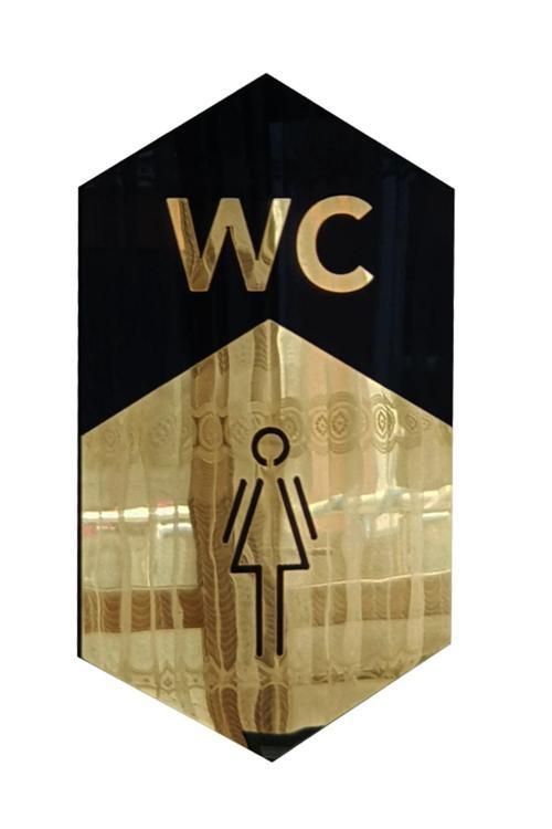 Tuvalet Tabelası – Ahşap – Pleksi - Kadın Ve Erkek Banyo Tabelaları - Restorant – Otel – Kafe - Okul