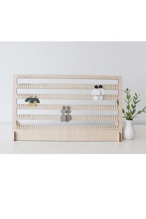 Küpe Organizer| Küpe Düzenleyici| Küpe Tutucu| Küpe Asmak Için Sunum Standı| Dekoratif Takı Standı|