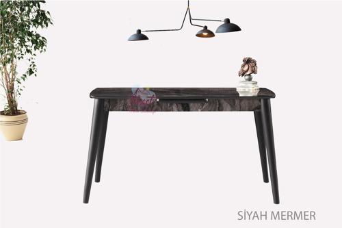 Ortadan Açılabilir Mdf  Yemek Masası, Mutfak Masası ( 80x130 CM )