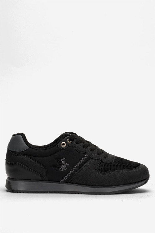 Erkek Günlük Casual Sneaker Ayakkabı Leona SİYAH-FÜME