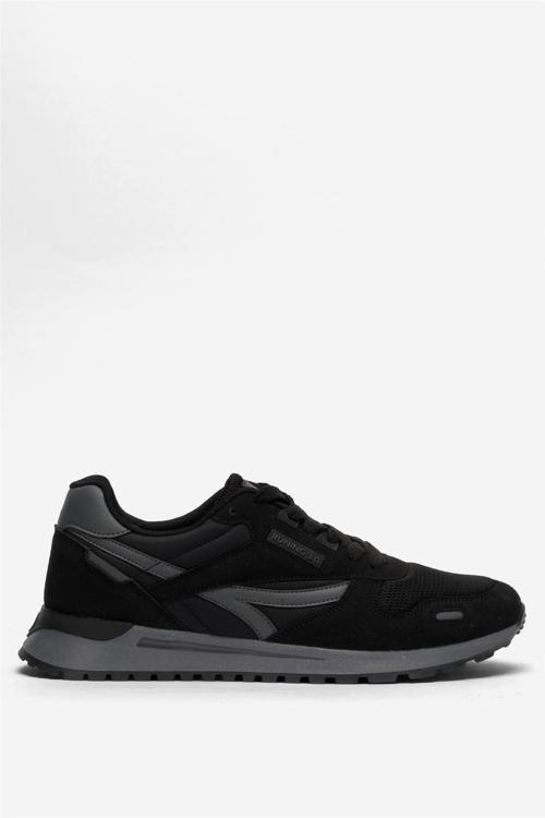 Erkek Ortopedik Günlük Yürüyüş Koşu Sneaker Spor Ayakkabı SİYAH