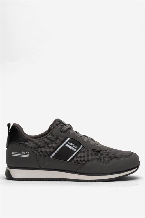 Erkek Günlük Sneaker Spor Ayakkabı FÜME-SİYAH