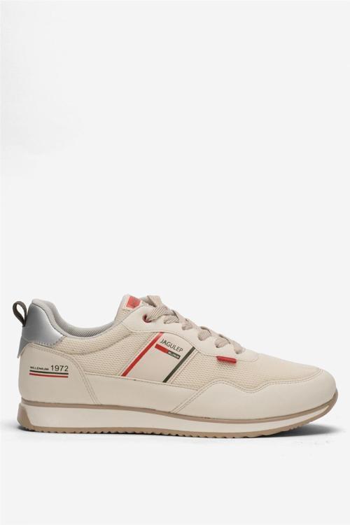 Erkek Günlük Sneaker Spor Ayakkabı KREM