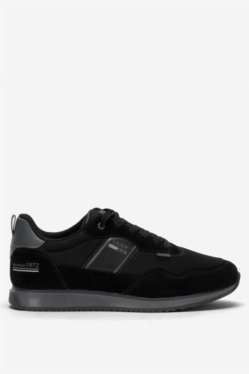 Erkek Günlük Sneaker Spor Ayakkabı SİYAH - FÜME