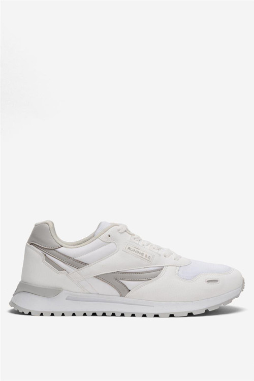 Erkek Ortopedik Günlük Yürüyüş Koşu Sneaker Spor Ayakkabı BEYAZ