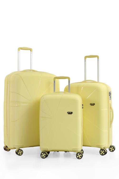 ÇÇS 5264 Polipropilen 3 lü Valiz Seti