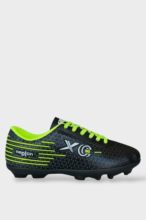 Erkek Krampon Dişli Futbol Ayakkabısı SİYAH - SARI