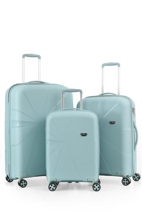 ÇÇS 5264 Polipropilen 3 lü Valiz Seti