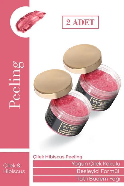 Çilek - Hibiscus El ve Vücut Peeling 2 li Set