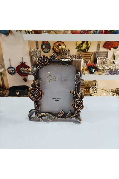 Fotoğraf Çerçevesi Gül Desenli 15x20