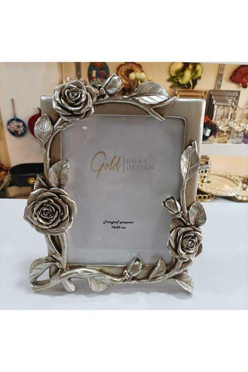 Fotoğraf Çerçevesi Gül Desenli 15x20