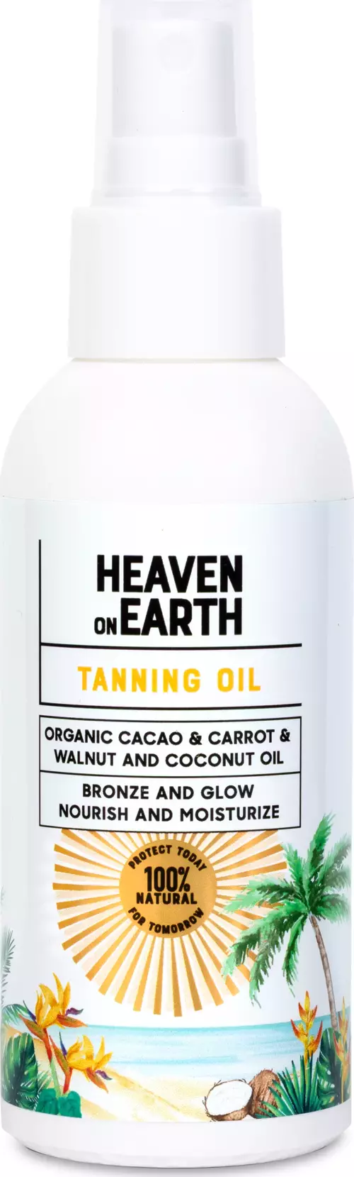 %100 Doğal ve organik içerikli Vegan Tanning Oil - Bronzlaştırıcı yağ 100 ml