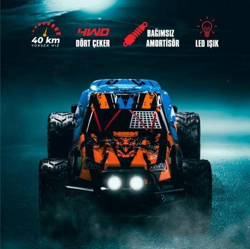 Yüksek Hızlı Araç 1:16 2.G 40km/h Hız Yapan 4x4 Kumandalı Araba