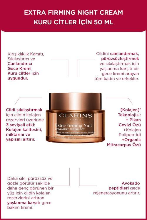 Extra-Firming Nuit Collagen Technology Gece Krem Kuru Ciltler 50 Ml